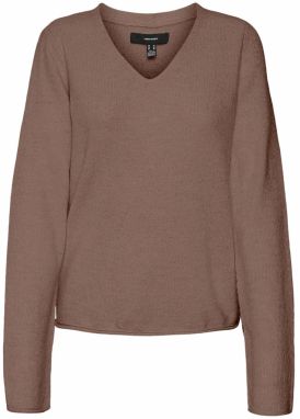 VERO MODA Sveter 'RAIN'  hnedá