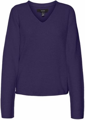 VERO MODA Sveter 'RAIN'  fialová melírovaná