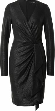 Lauren Ralph Lauren Kokteilové šaty 'CINLAIT'  čierna