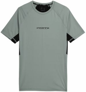 4F Funkčné tričko  striebornosivá / čierna