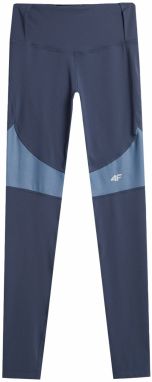 4F Športové nohavice  modrá / biela