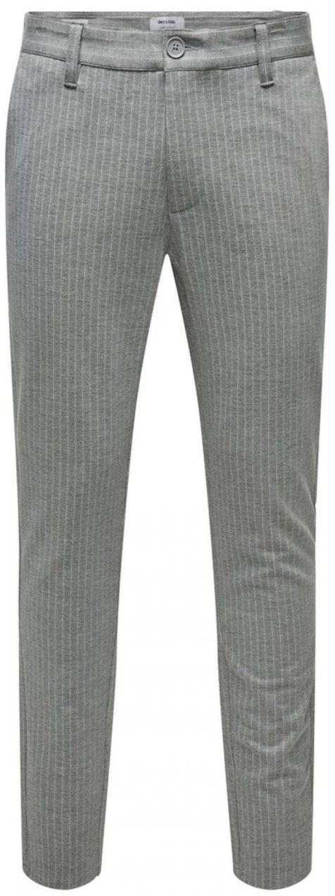 Only & Sons Chino nohavice 'Mark'  sivá / biela