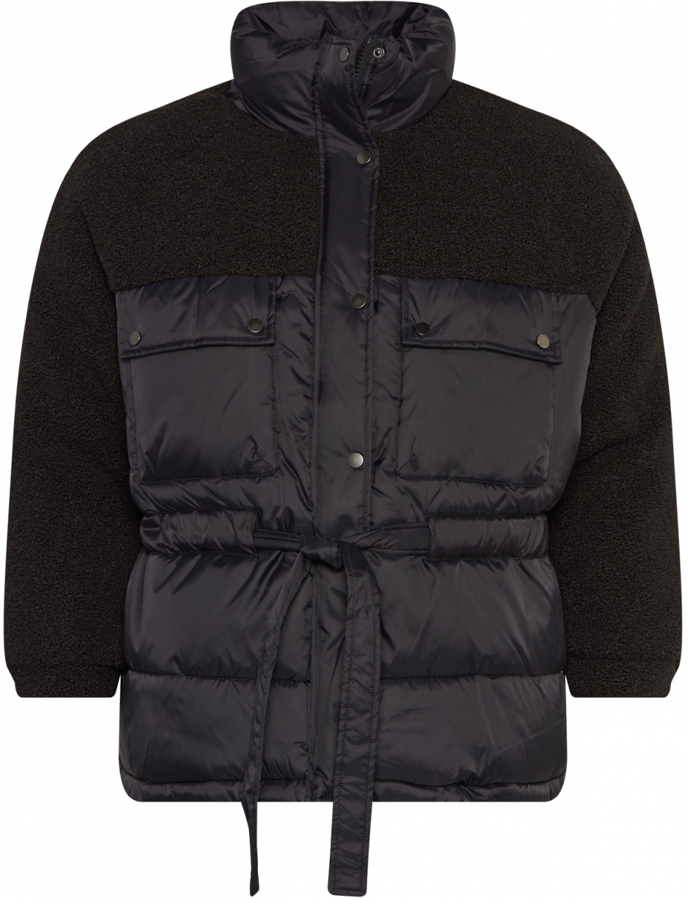 Urban Classics Prechodná bunda 'Sherpa'  čierna