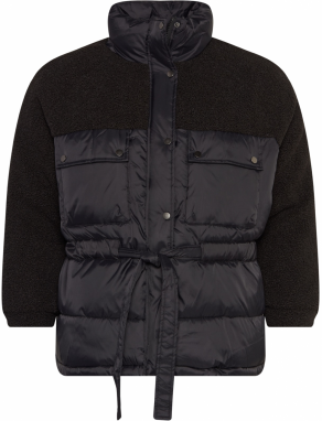 Urban Classics Prechodná bunda 'Sherpa'  čierna