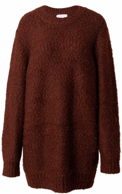 TOPSHOP Pletené šaty  čokoládová