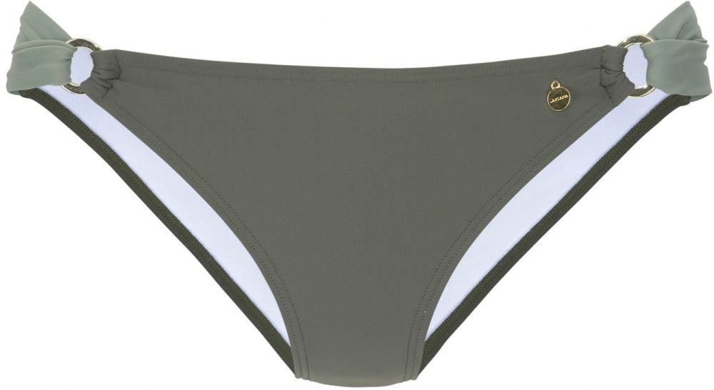 LASCANA Bikinové nohavičky 'Yuna LAS'  olivová / svetlozelená