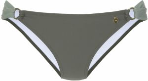 LASCANA Bikinové nohavičky 'Yuna LAS'  olivová / svetlozelená
