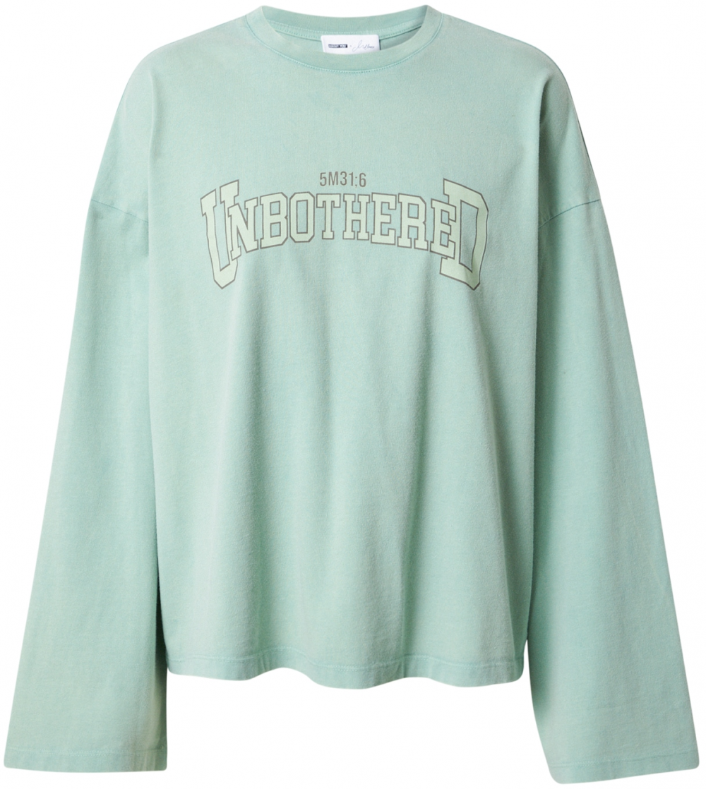 millane Tričko 'Adel'  mätová / pastelovo zelená / čierna