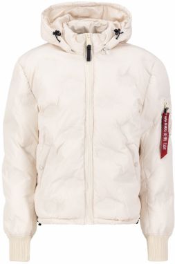ALPHA INDUSTRIES Prechodná bunda  červená / biela / prírodná biela