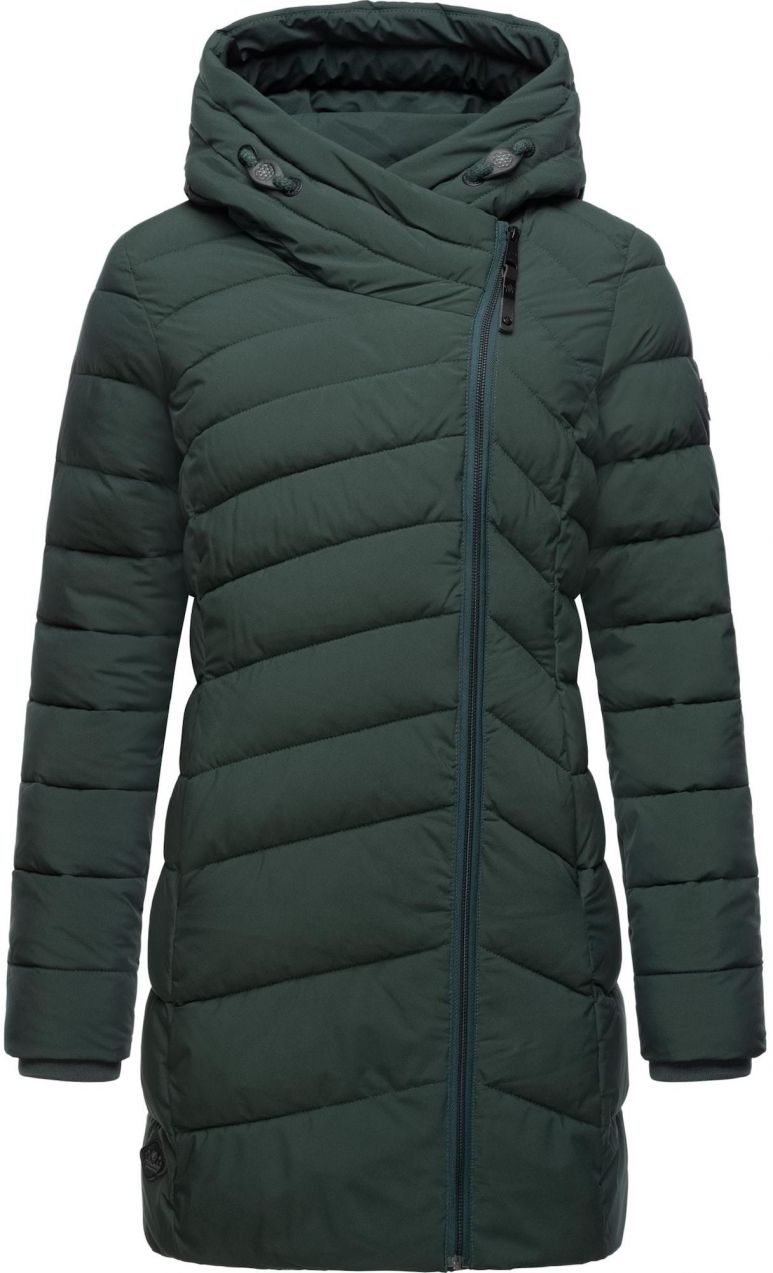 Ragwear Zimný kabát 'Teela'  tmavozelená