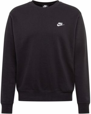 Nike Sportswear Mikina 'Club Fleece'  čierna / biela