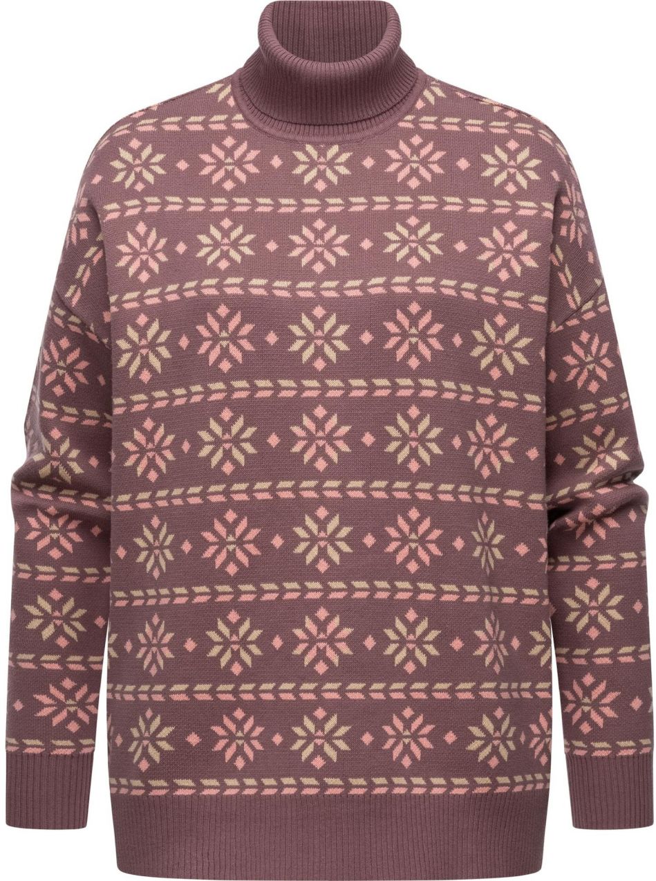 Ragwear Sveter 'Danika'  pastelovo žltá / ružová / pastelovo červená