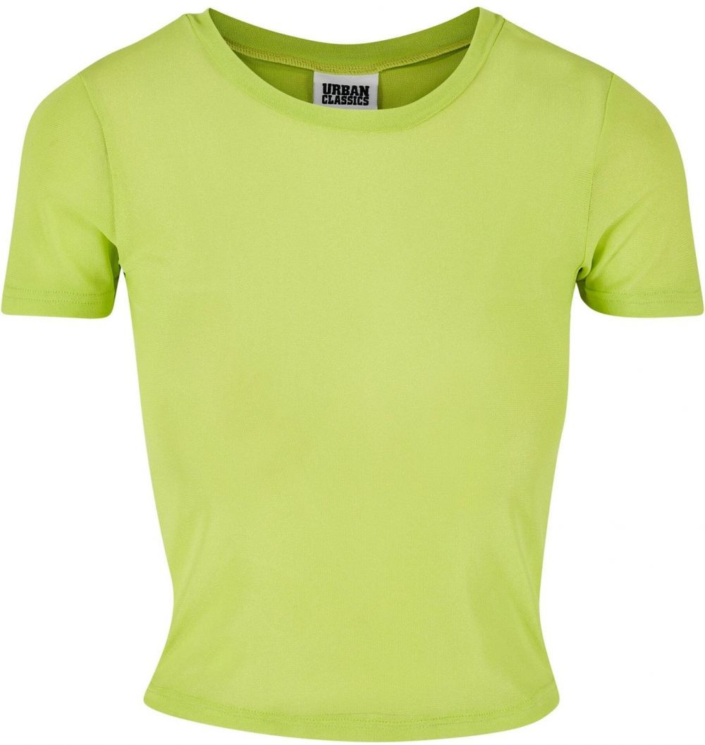 Urban Classics Tričko 'Mesh Tee'  limetková