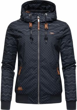 Ragwear Prechodná bunda 'Nuggie'  námornícka modrá / biela