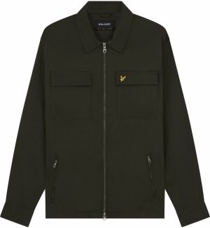 Lyle & Scott Prechodná bunda  žltá / tmavozelená