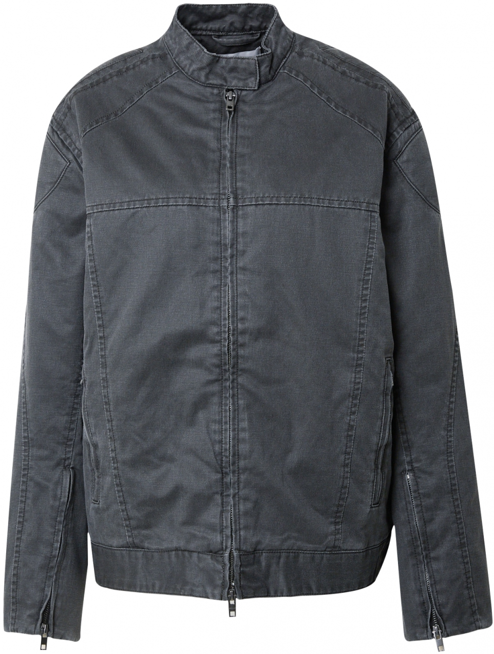 WEEKDAY Prechodná bunda 'Reed Biker'  čadičová