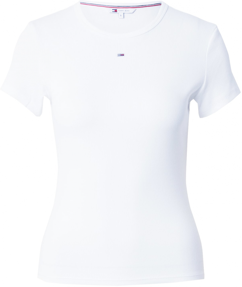 Tommy Jeans Tričko 'ESSENTIAL'  biela