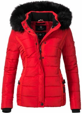 NAVAHOO Zimná bunda 'Miamor'  červená / čierna