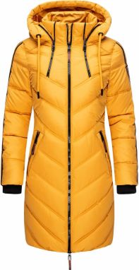 MARIKOO Zimný kabát 'Armasa'  žltá / čierna