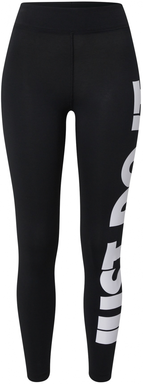 Nike Sportswear Legíny 'Essential'  čierna / biela