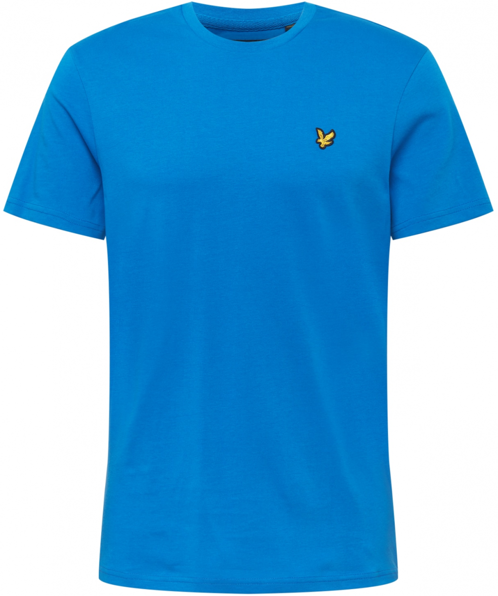 Lyle & Scott Tričko  kráľovská modrá / žltá