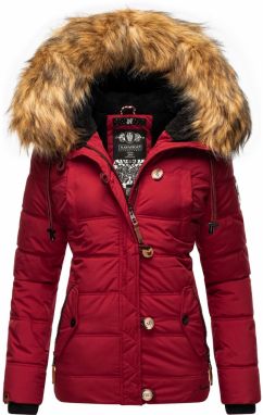NAVAHOO Zimná bunda 'Zoja'  svetlohnedá / červená