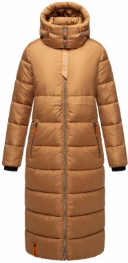 NAVAHOO Zimný kabát  svetlohnedá / oranžová