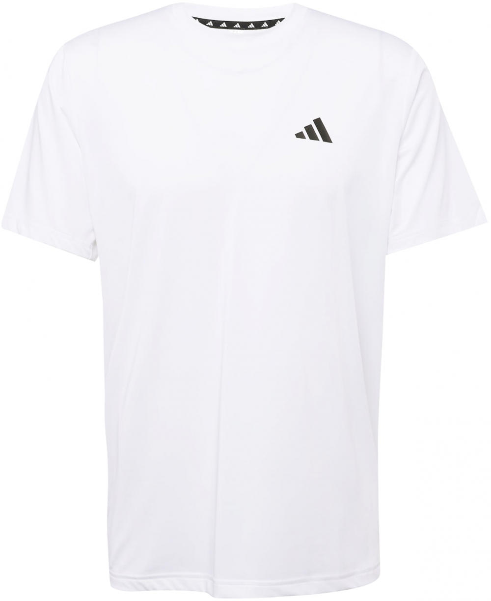 ADIDAS PERFORMANCE Funkčné tričko 'Essentials'  čierna / biela
