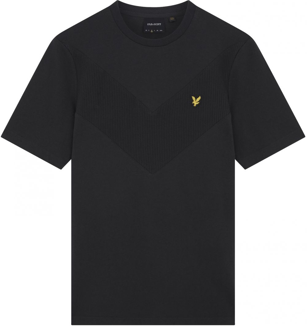 Lyle & Scott Tričko 'Chevron'  žltá / čierna