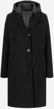 MORE & MORE Prechodný kabát  tmavozelená / čierna