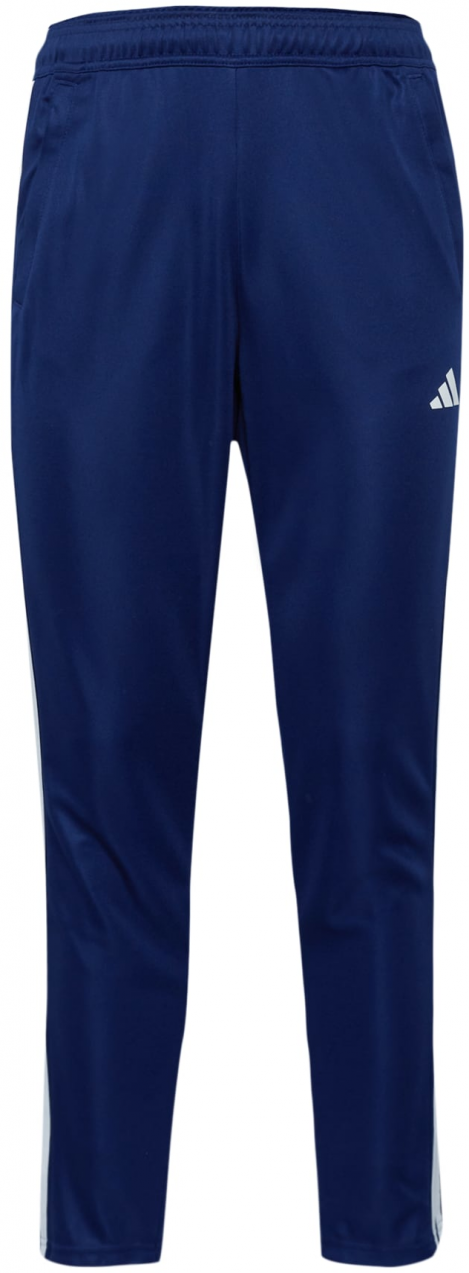 ADIDAS PERFORMANCE Športové nohavice 'Essentials'  tmavomodrá / biela