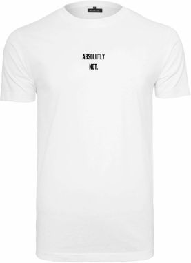 Mister Tee Tričko 'Absolutely Not'  čierna / biela
