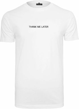 Mister Tee Tričko 'Thank Me Later'  čierna / biela