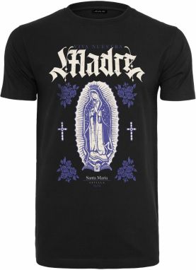 Mister Tee Tričko 'Viva Nuestra Madre'  béžová / fialová / čierna