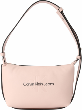 Calvin Klein Jeans Kabelka na rameno  ružová / čierna