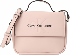 Calvin Klein Jeans Taška cez rameno  ružová / čierna