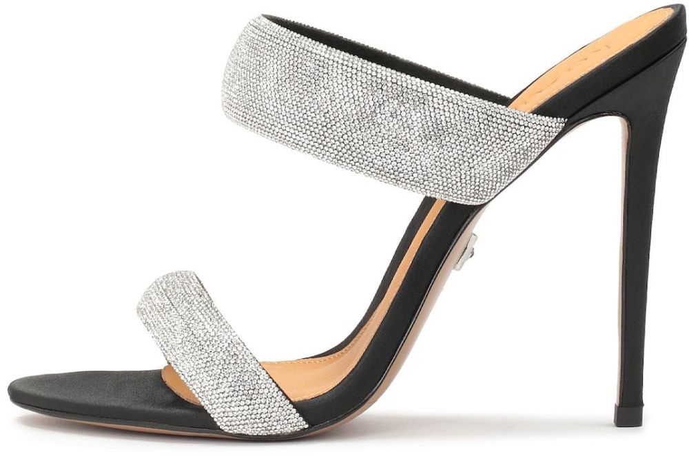 Kazar Šľapky  čierna / strieborná