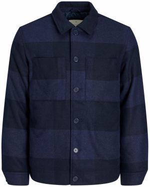 JACK & JONES Prechodná bunda 'Jax'  námornícka modrá / tmavomodrá