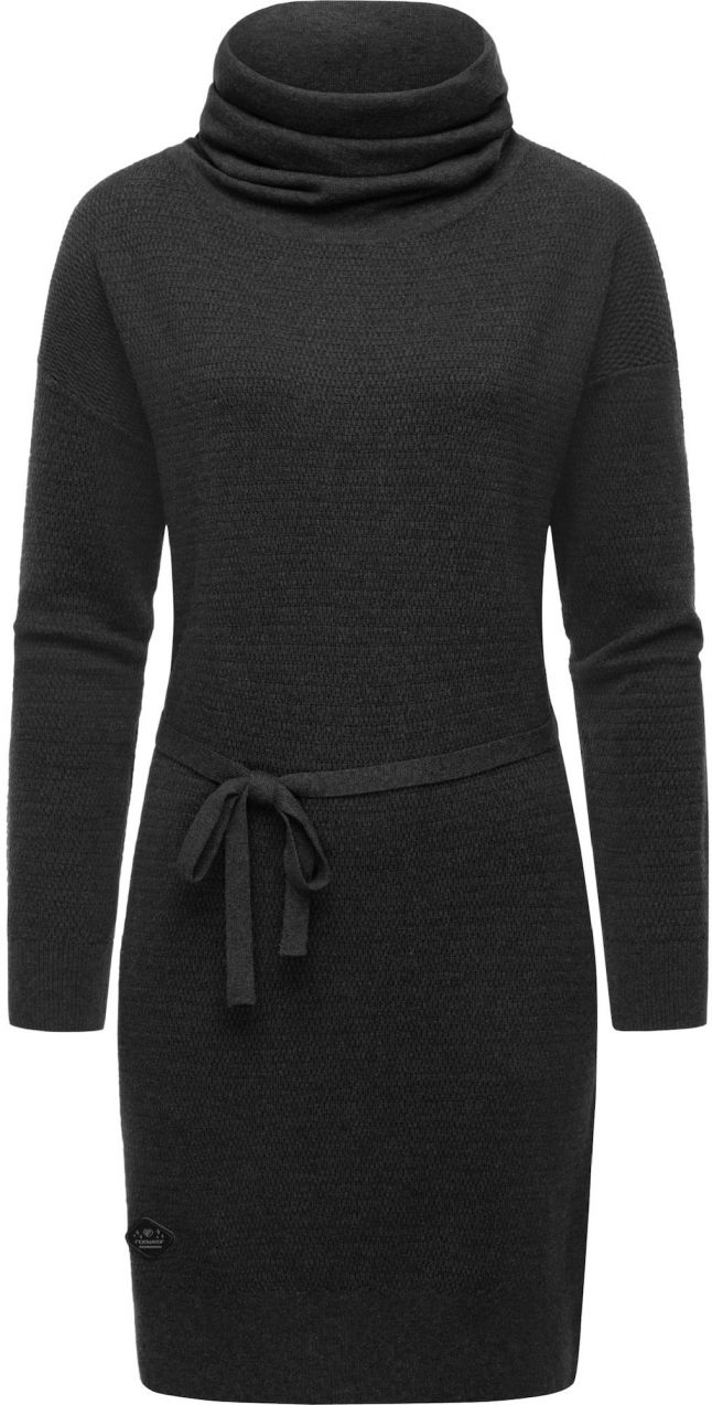 Ragwear Pletené šaty 'Babett'  tmavosivá