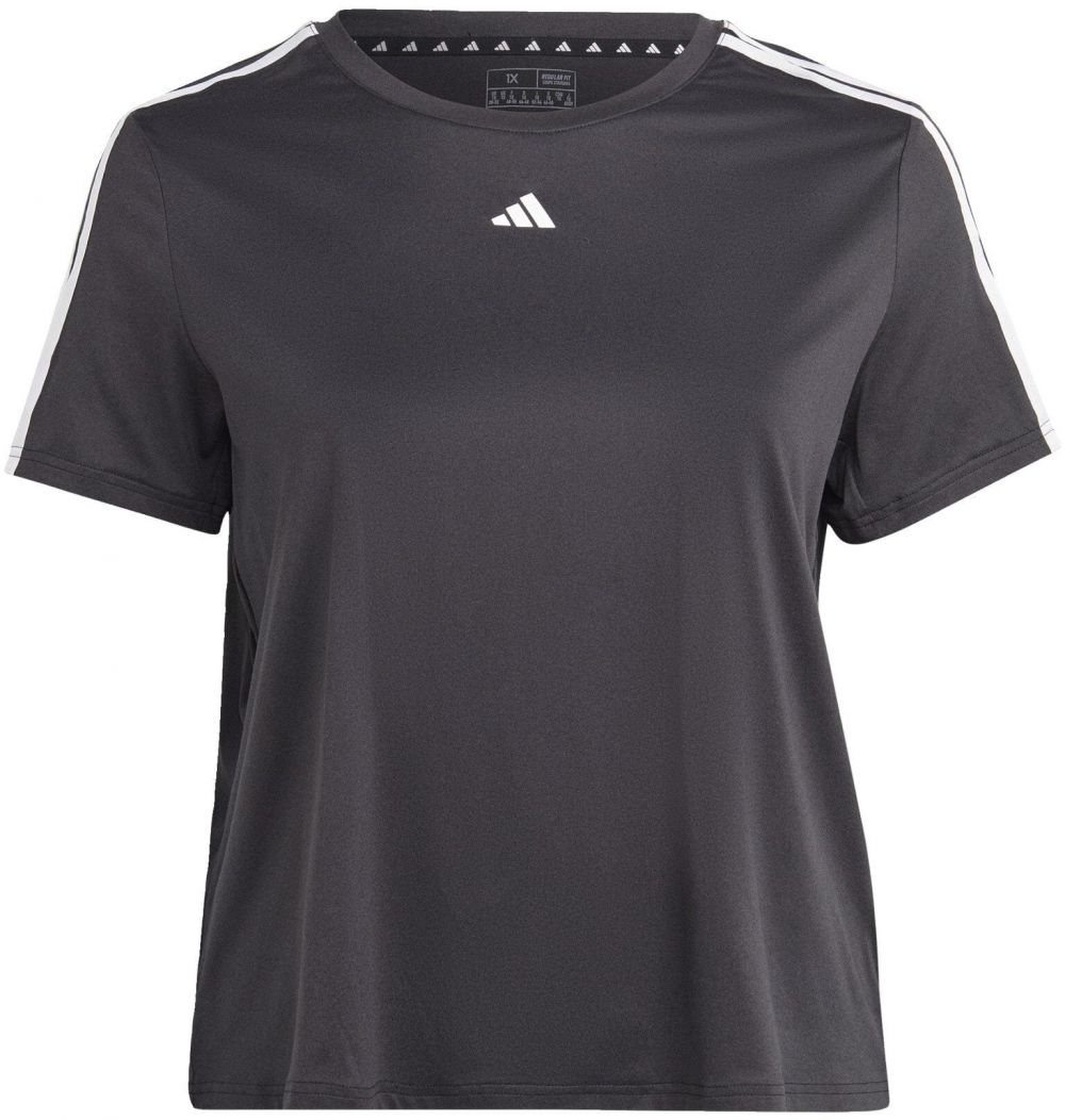 ADIDAS PERFORMANCE Funkčné tričko 'Essentials'  čierna / biela