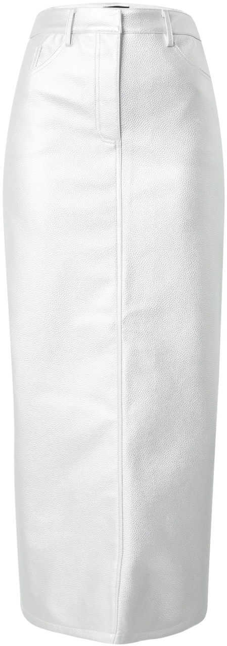 Nasty Gal Sukňa  strieborná