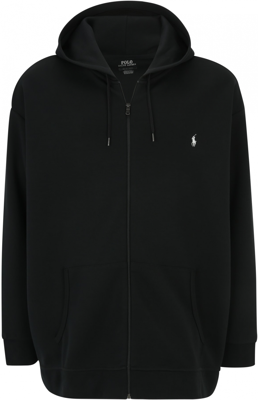 Polo Ralph Lauren Big & Tall Tepláková bunda  čierna / biela