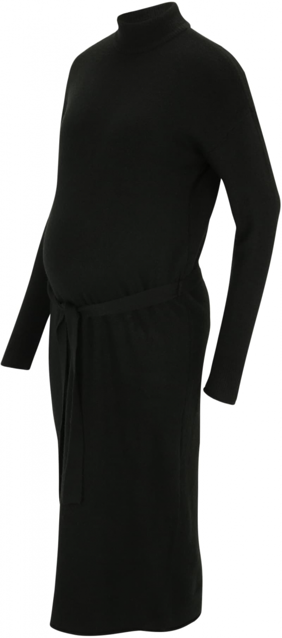 Vero Moda Maternity Pletené šaty 'KADEN'  čierna