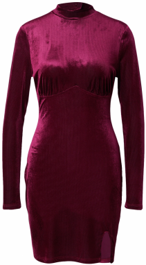 GLAMOROUS Šaty  burgundská