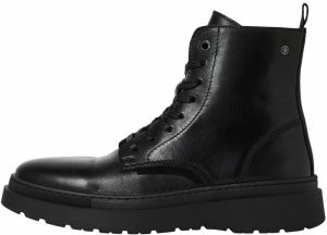 JACK & JONES Šnurovacie čižmy 'WADAM'  antracitová