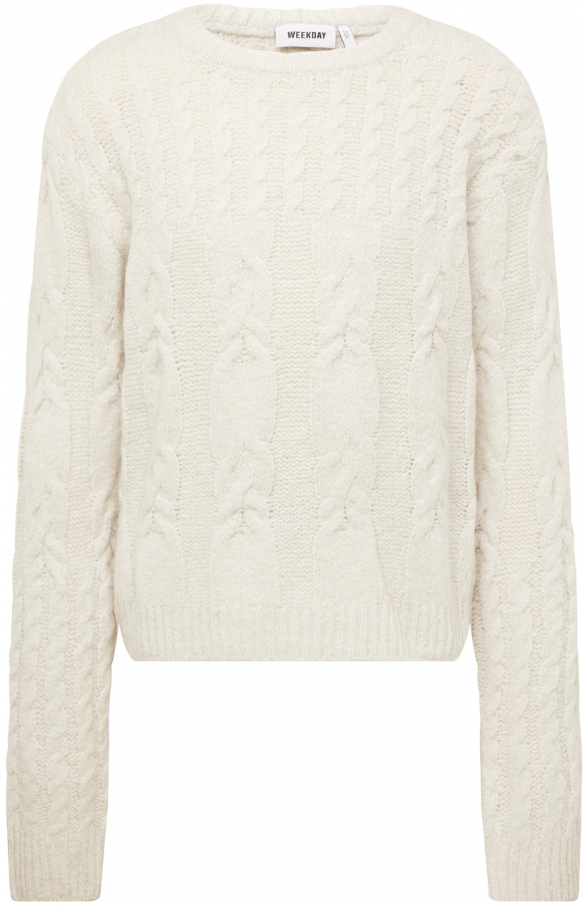 WEEKDAY Sveter 'Jesper'  biela