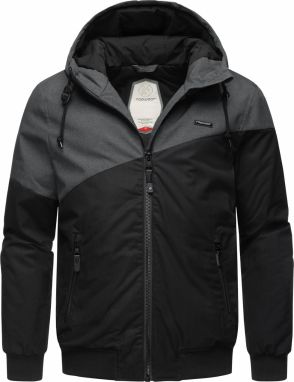 Ragwear Zimná bunda 'Wings'  sivá / čierna