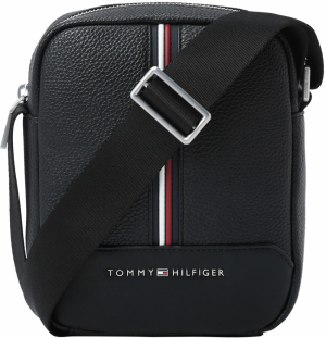 TOMMY HILFIGER Taška cez rameno  námornícka modrá / červená / čierna / biela