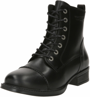 Ten Points Šnurovacie členkové čižmy 'PANDORA'  čierna