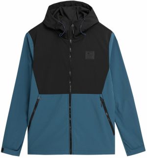 4F Outdoorová bunda  modrá / sivá / čierna